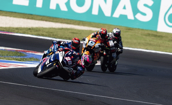Guevara and Ferrández Fight Through the Field in San Marino GP to Take P6 & P14