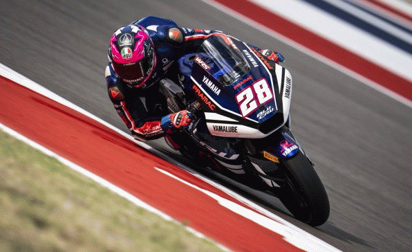 BLU CRU Pramac Yamaha Moto2 Riders Tame Technical COTA Track on Sunny Friday 