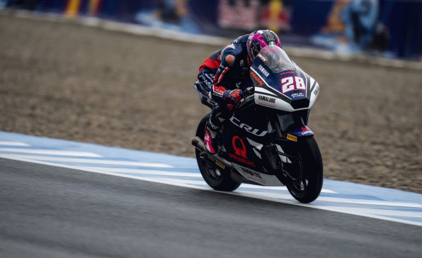 BLU CRU Pramac Yamaha Moto2 Work Through a Difficult Qualifying Day in Jerez