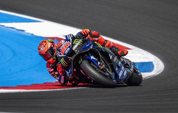 Late Friday Practice Shoot-Out Leaves Quartararo and Rins Bound for Q1 in Assen