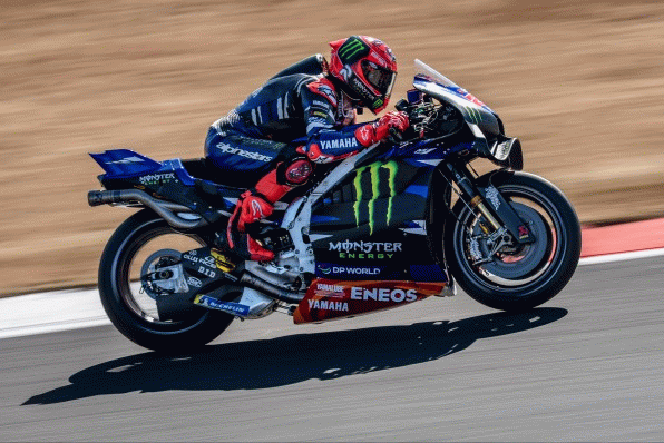 Monster Energy Yamaha MotoGP Press on During Silverstone Friday Sessions