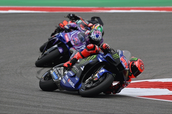 Monster Energy Yamaha MotoGP Push On in Challenging COTA Sprint